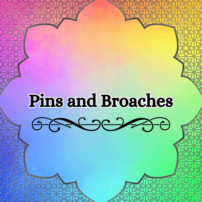 Pins and broaches