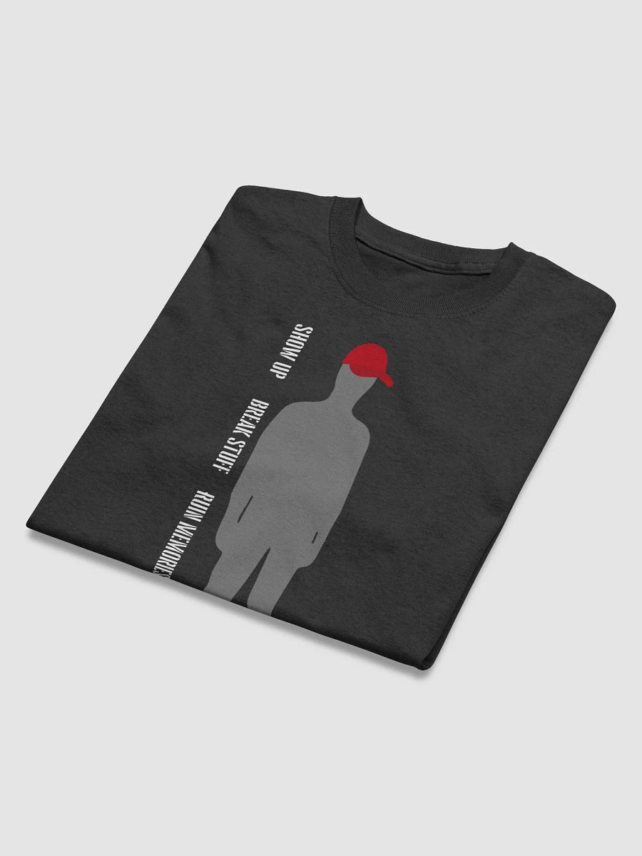Minimalist Red Hat Dark Tee product image (3)