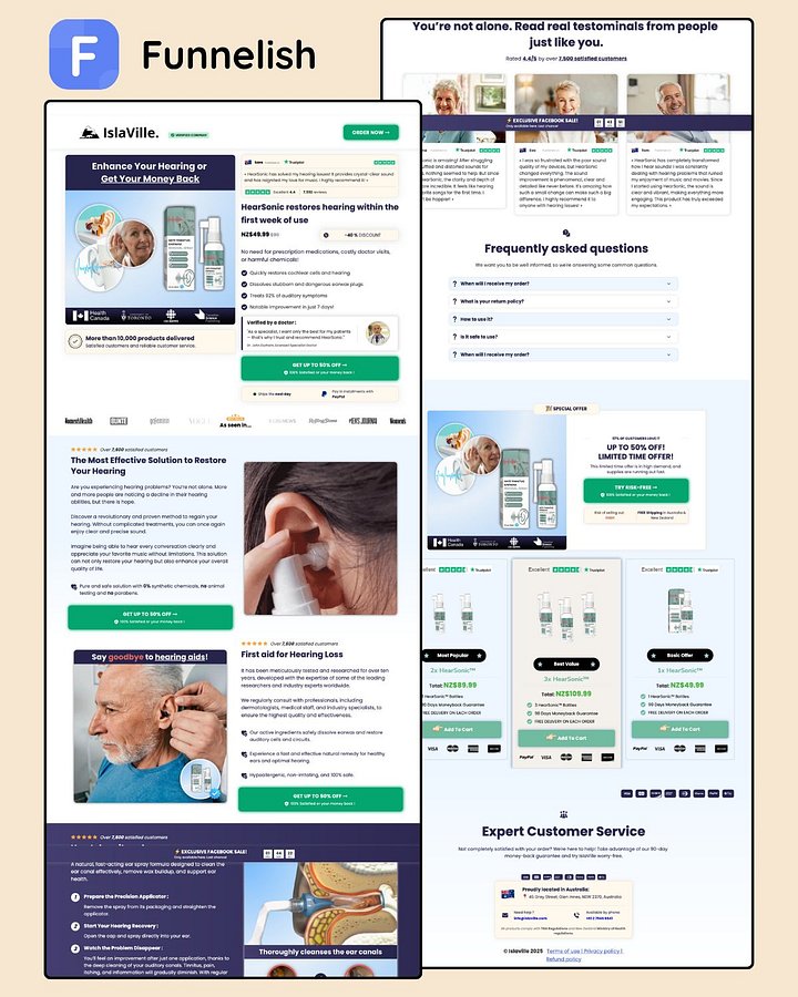 IslaVille Product Page | Funnelish product image (1)