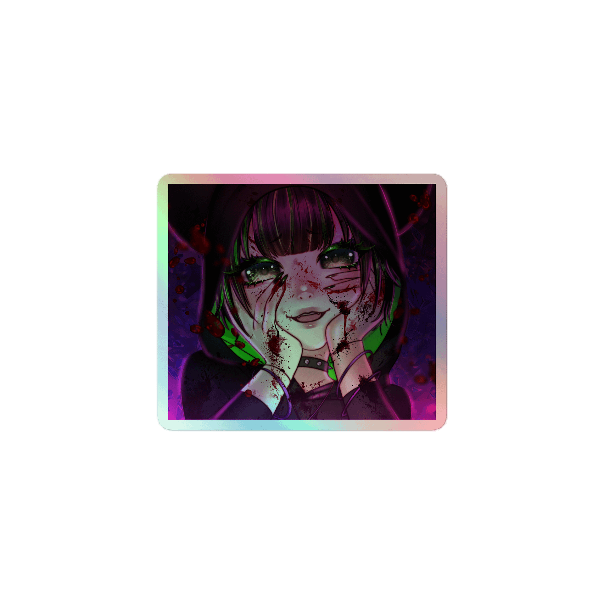Yandere Vex Holographic Sticker product image (1)