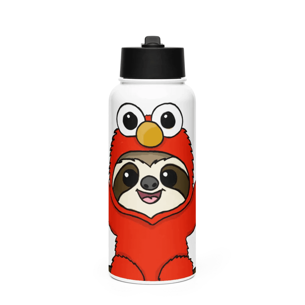 Stainless Steel Water bottle With Straw - Elmo product image (1)