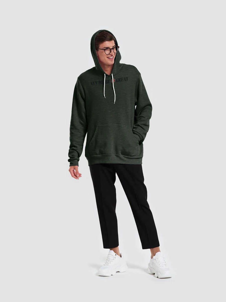 Let me be great hoodie black product image (10)
