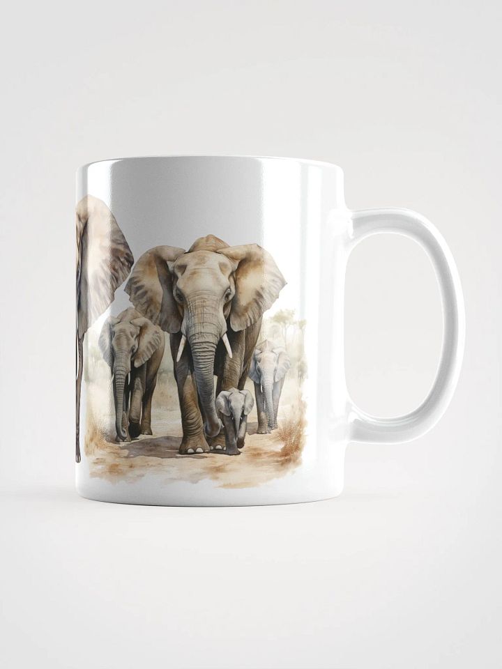 Elephant Parade White Glossy Mug product image (1)