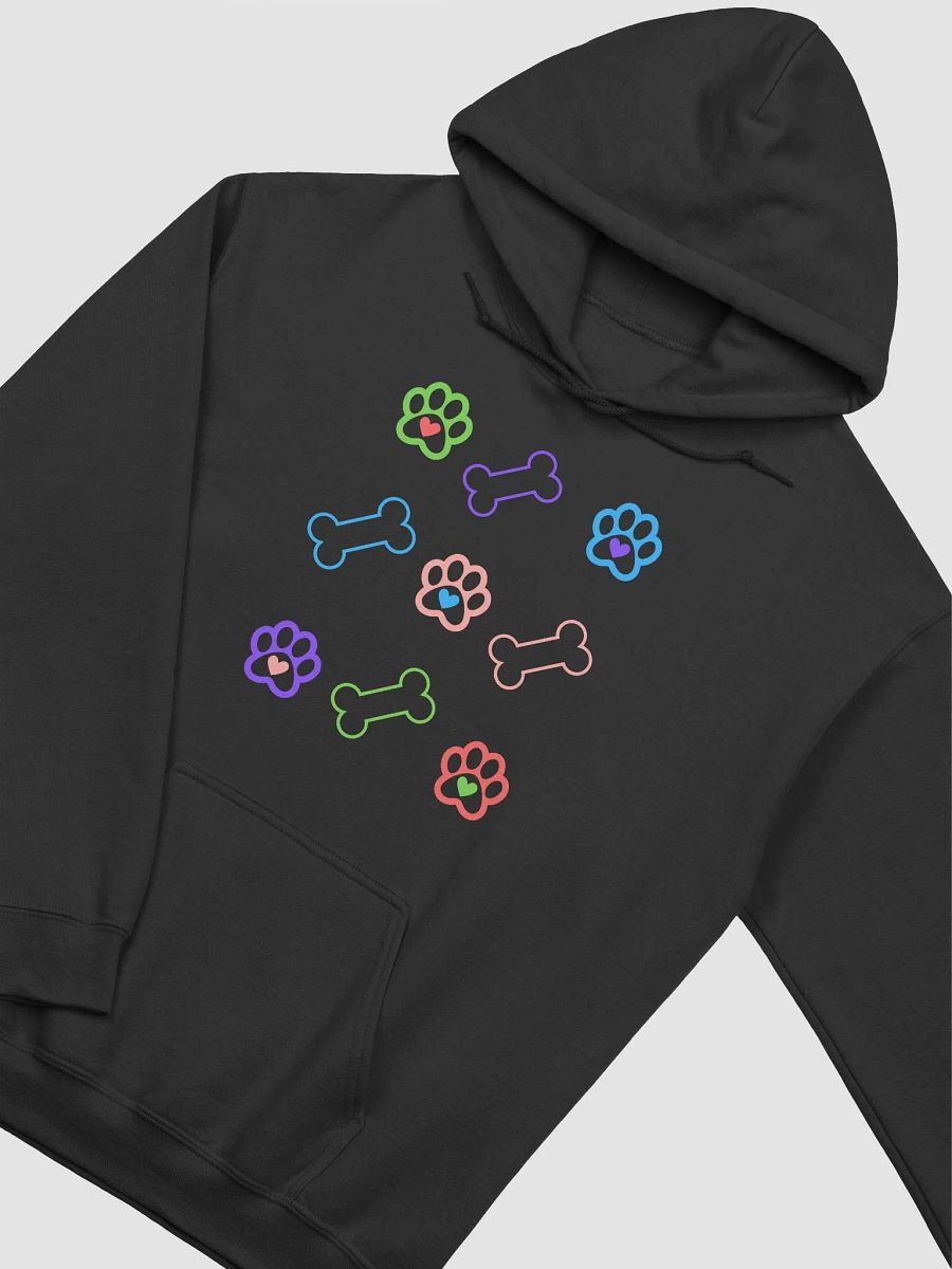 Pretty and Bright Dog Paws and Dog Bones Hoodie product image (2)
