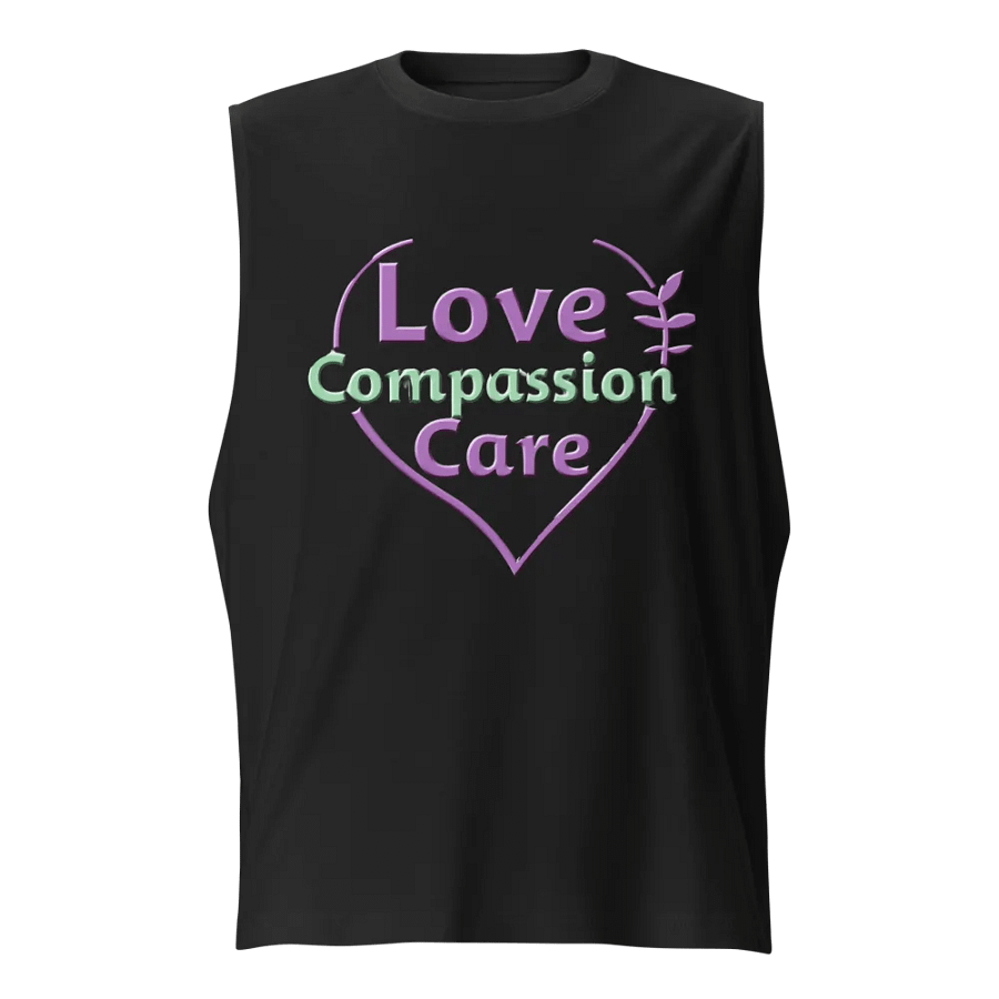 Love, Compassion, Care Heart Muscle Tank product image (1)