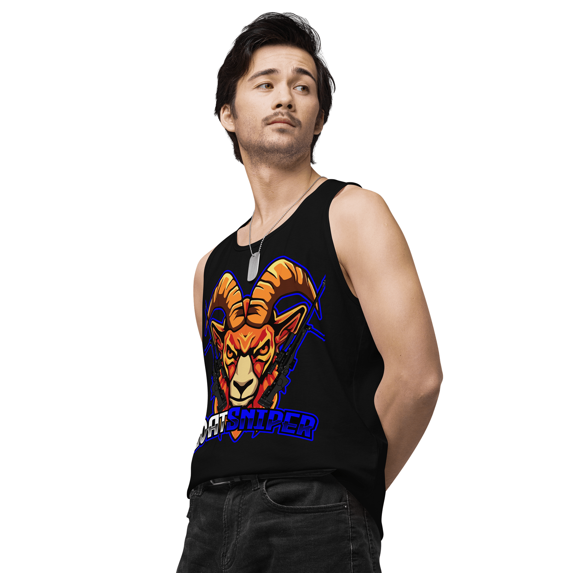 Horned Sniper Men's Tank Top product image (6)