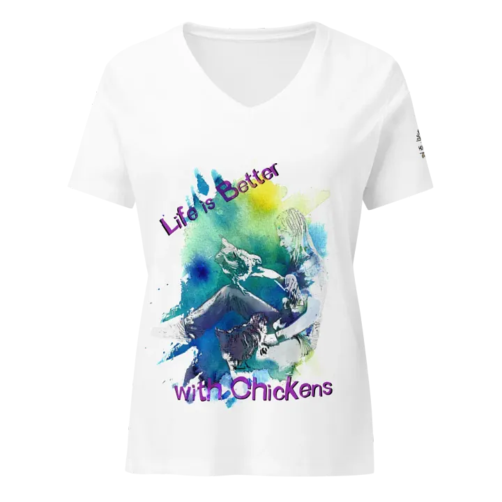 Life is Better With Chickens | Women’s V-Neck T-Shirt product image (21)