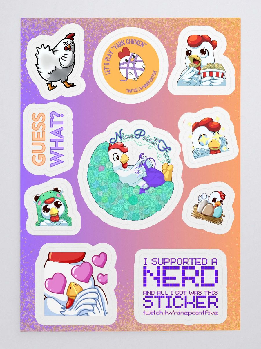NinePointFive Sticker Sheet product image (1)