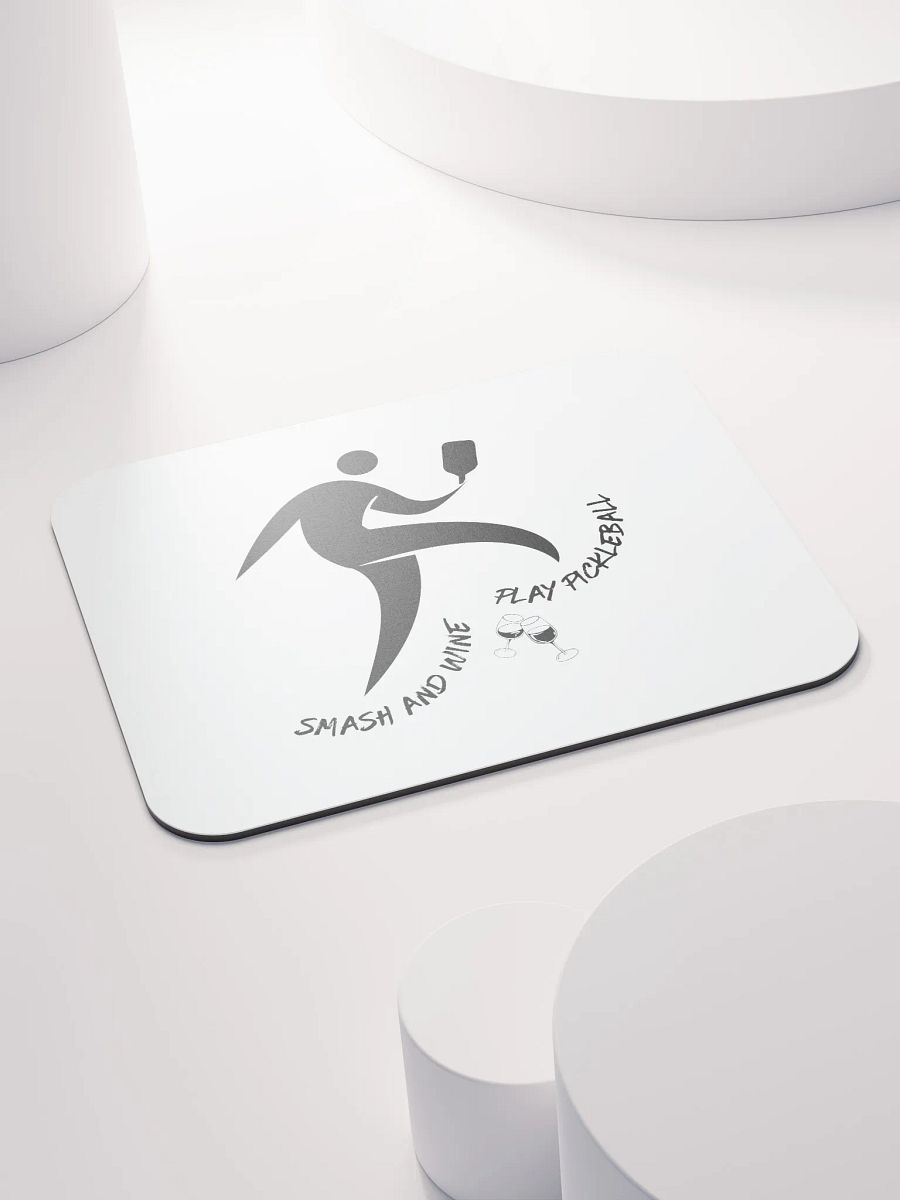 Smash and Wine Pickleball Invisible Elegance Mouse Pad product image (4)