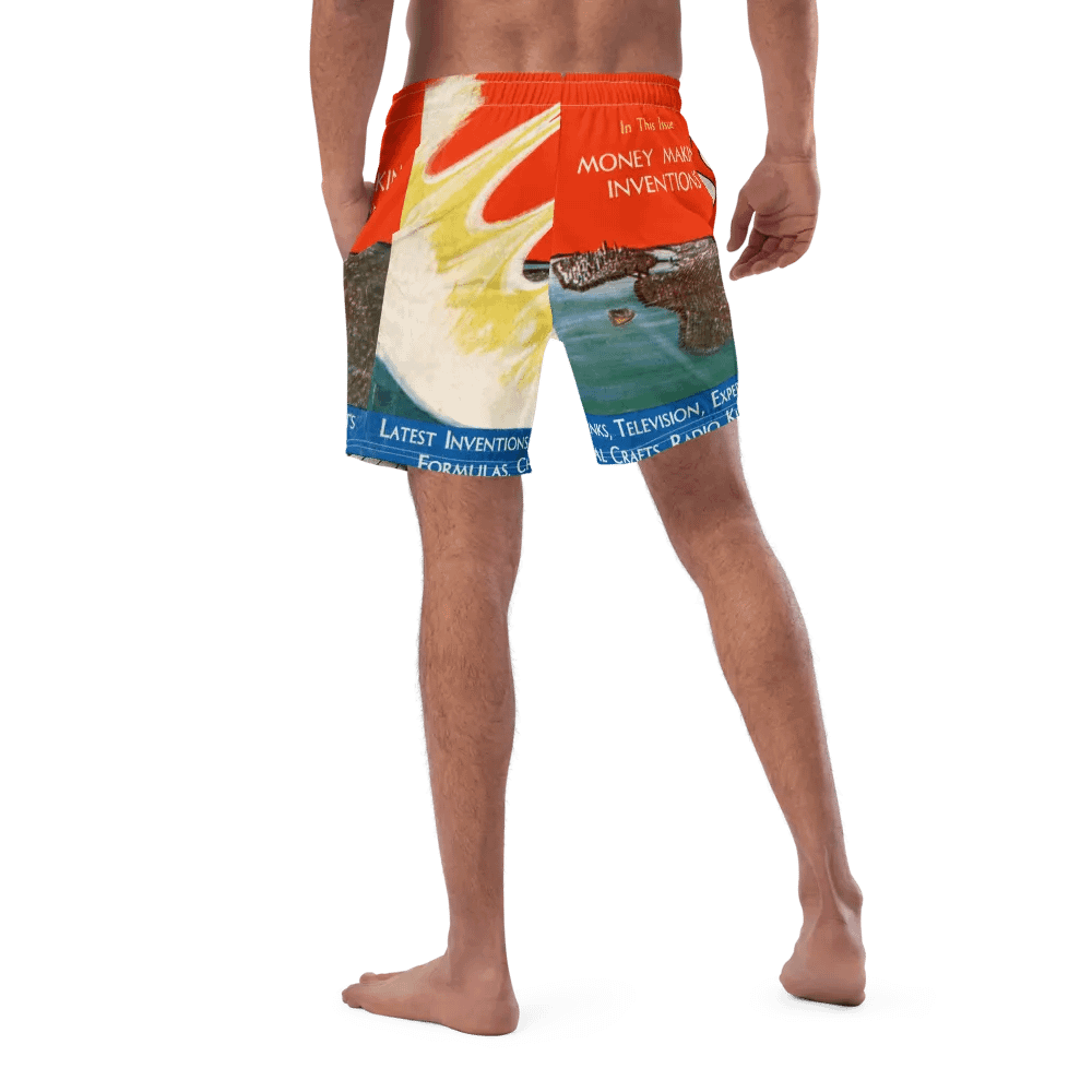 Retro Aero-Mechanics Swim Trunks product image (12)
