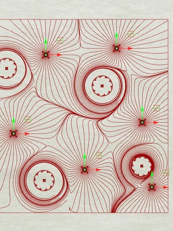 Parametric Magnetic Field Lines Grasshopper Rhino Files Download product image (3)