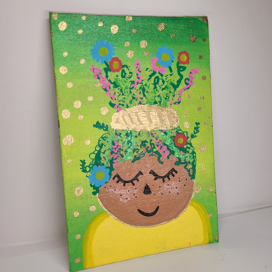 Grow Your Mind 4x6 painting on canvas product image (4)