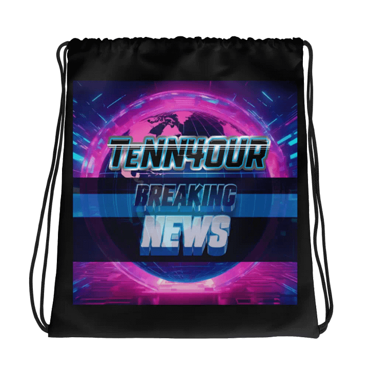 Breaking TeNN4OUR News Drawstring Bag product image (1)