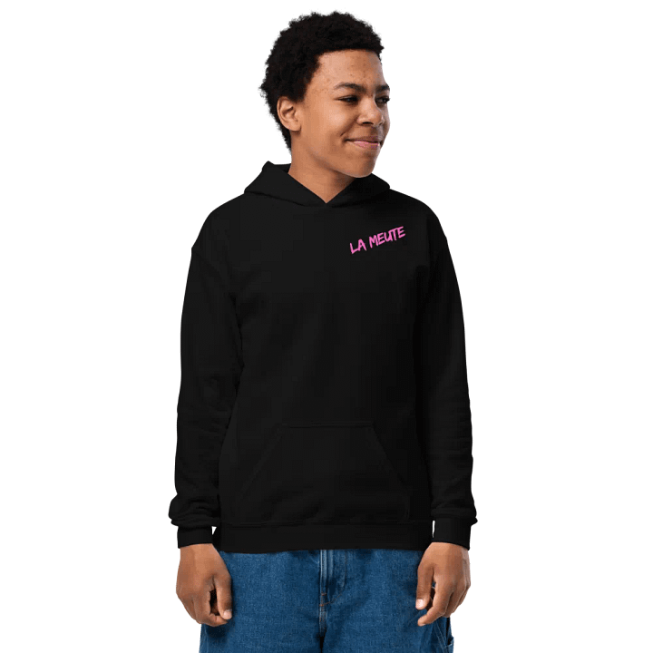 kid Hoodie flocage rose product image (1)
