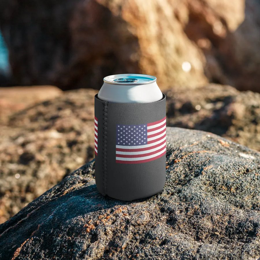 USA Flag Can Coozie product image (4)