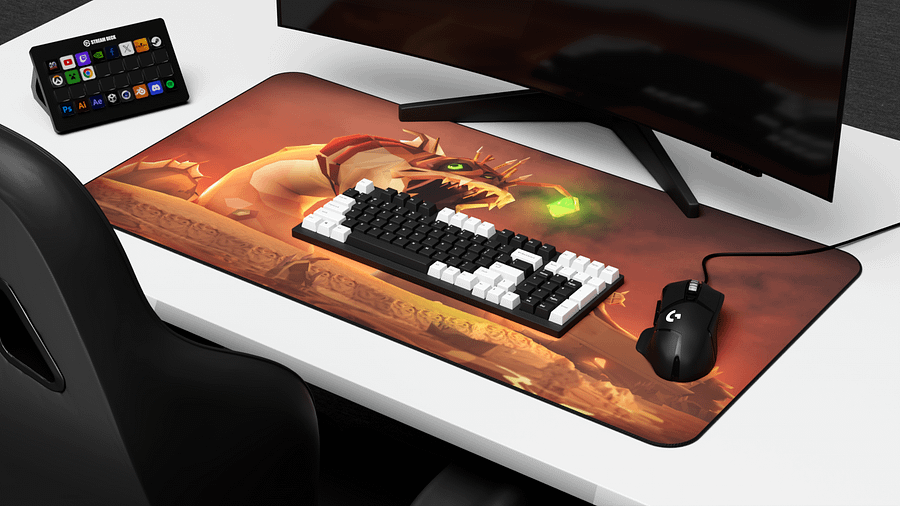 The Leviathan | Large 3D Desk Mat product image (5)