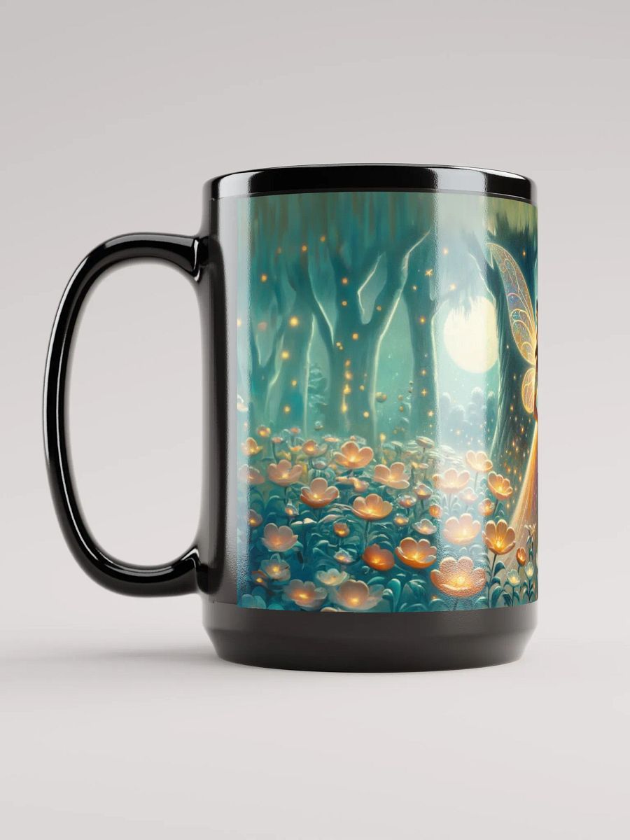 Teal Fairy - Black Glossy Mug 15 oz product image (6)