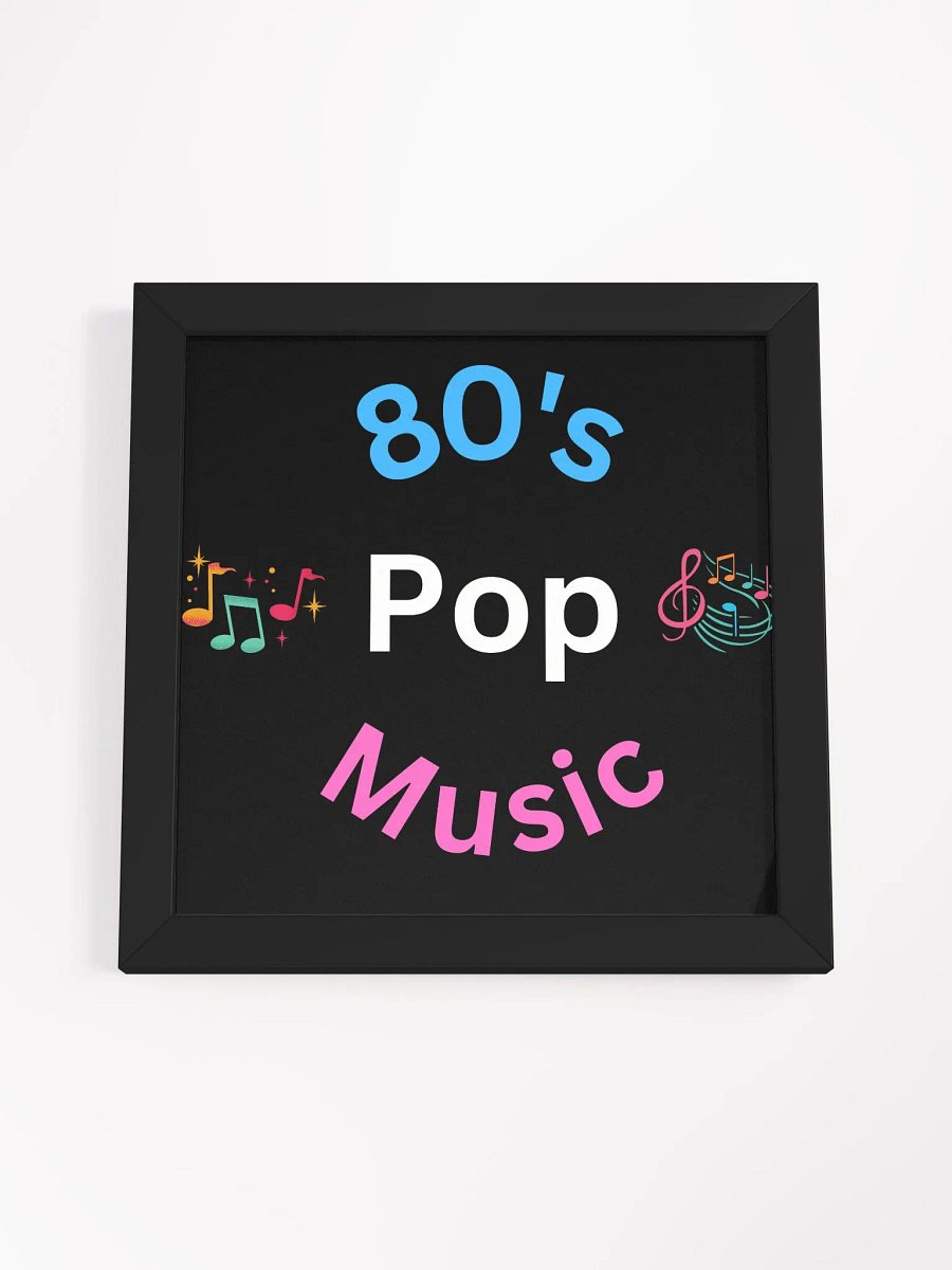 80's Pop Music Framed Poster product image (4)