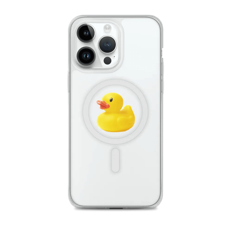 Duckgod71 Clear Phone Case