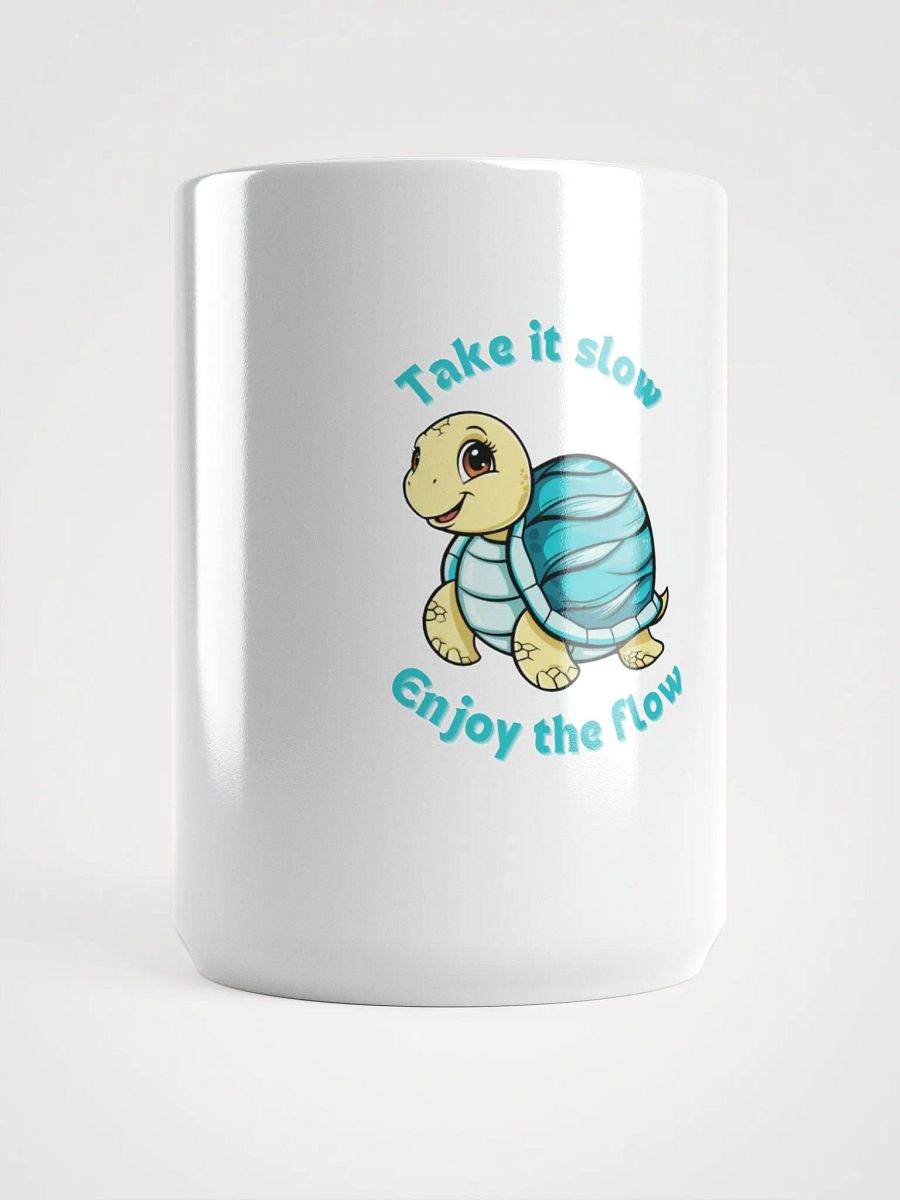 Flowing Turtle White Glossy Mug product image (5)