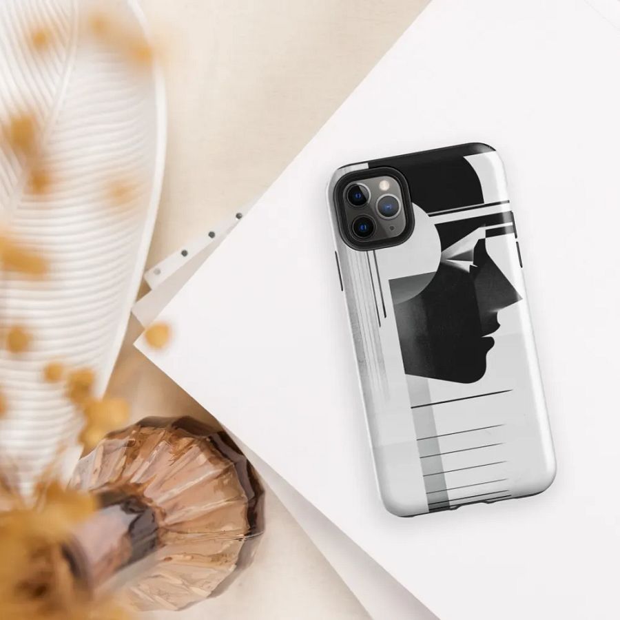 Abstract Persona 006 (Black) (Iphone Tough Case) product image (5)