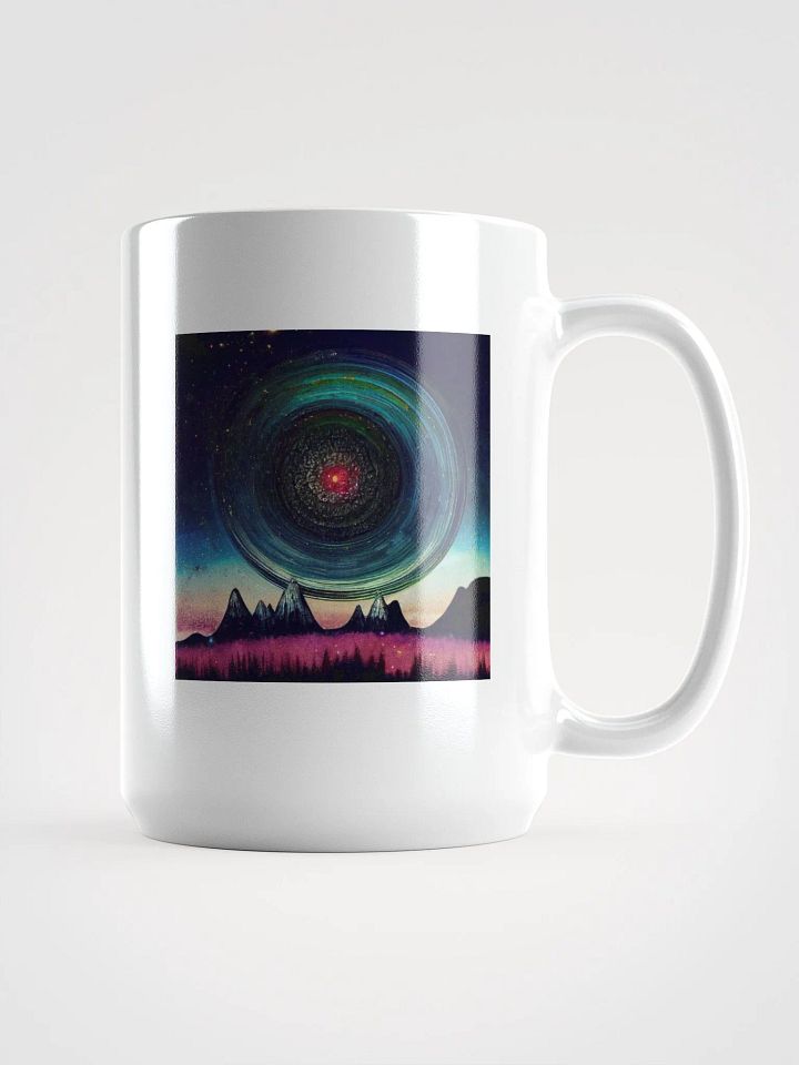 Cosmic Vortex White Glossy Mug product image (1)