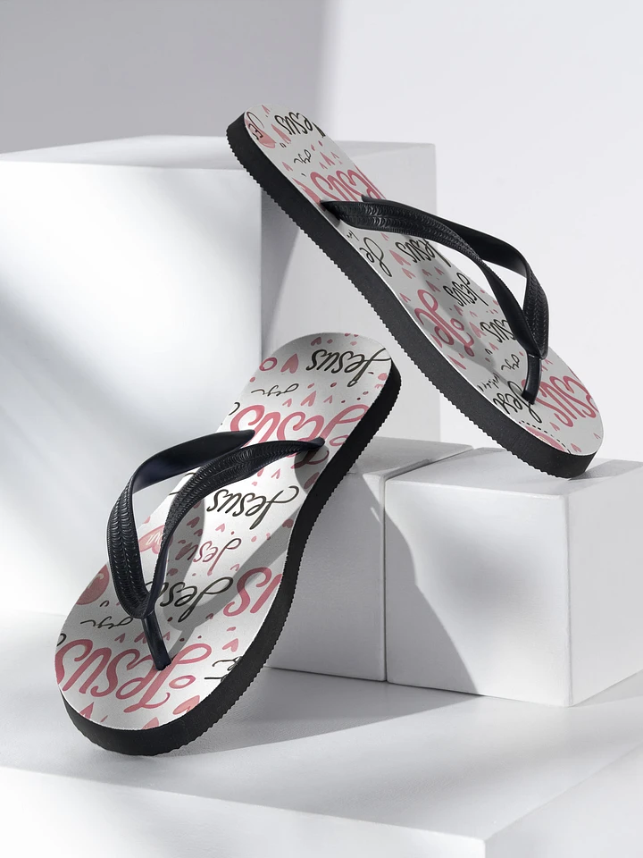 Divine Devotion Jesus Flip-Flops product image (2)