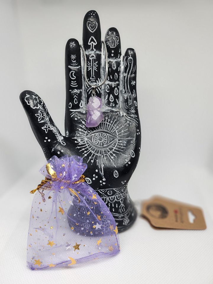 Amethyst Cluster Necklace product image (1)