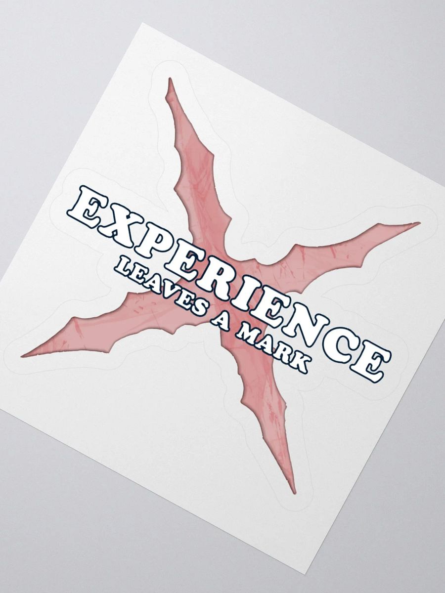 Experience Leaves a Mark (Sticker) product image (6)