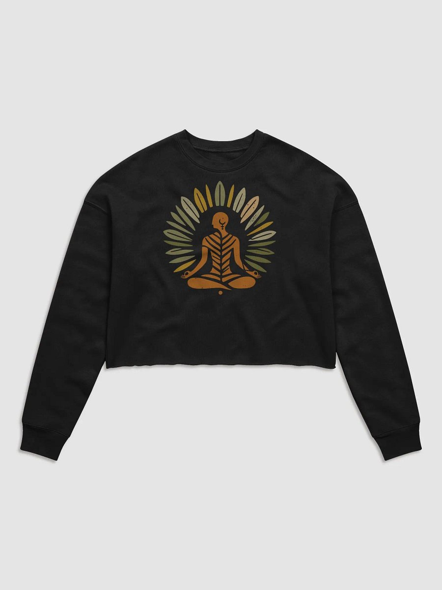 Zen Leaf Meditation Crop | Ancient Wisdom Meets Boho Style product image (1)