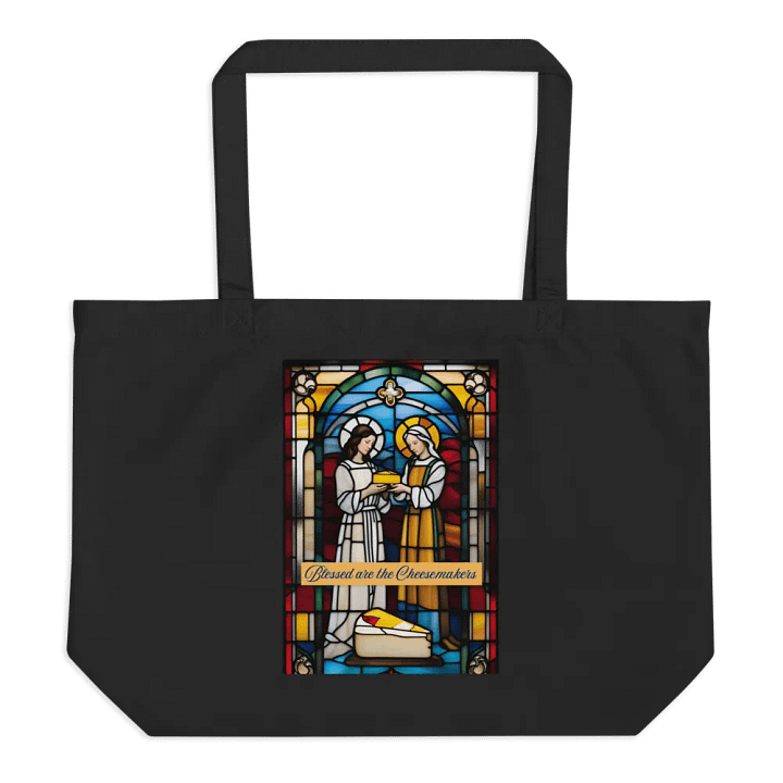 Blessed are the Cheesemakers Organic Tote #01 product image (1)
