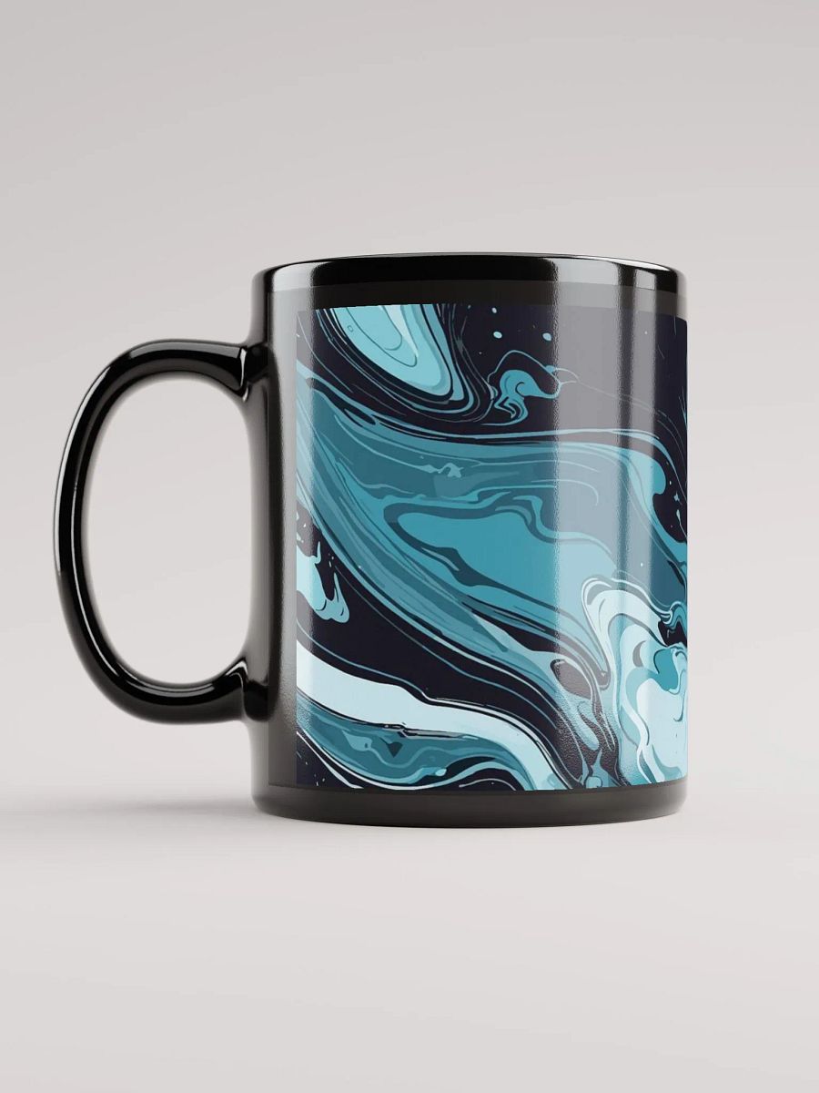 Marbled Teal Swirl Mug product image (6)