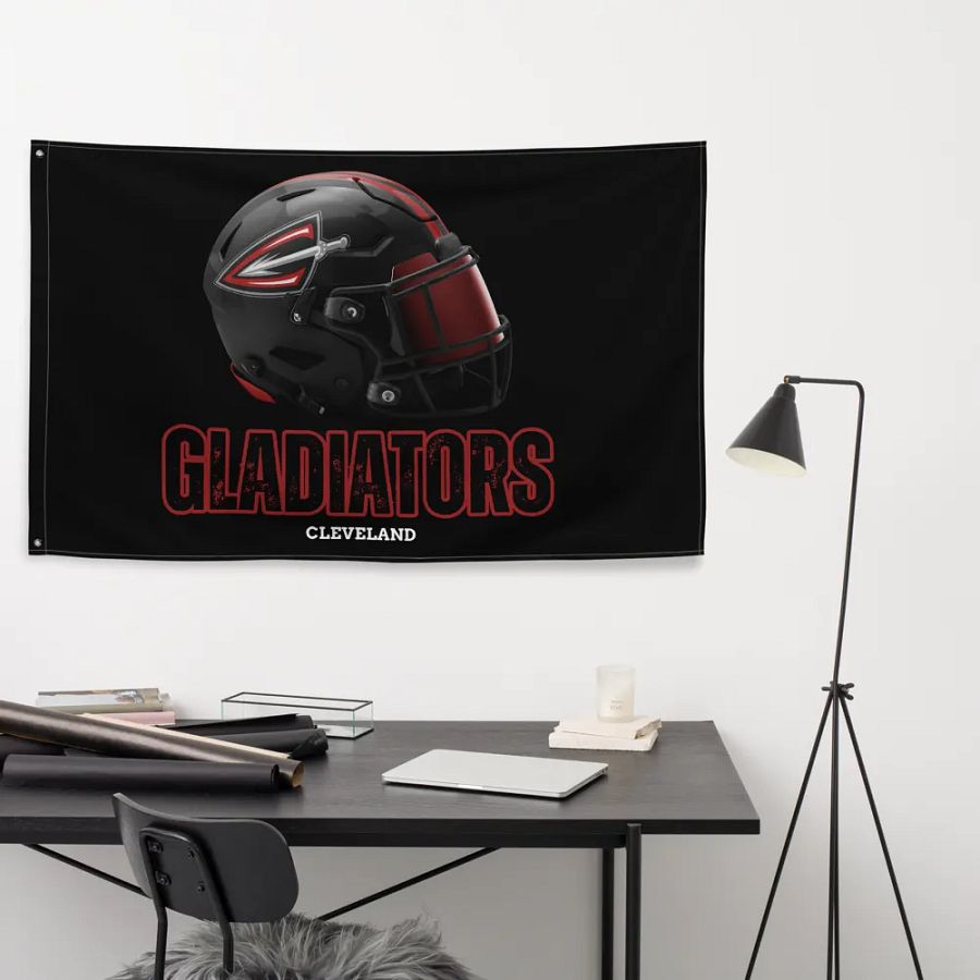 Cleveland Gladiators Team Flag product image (9)