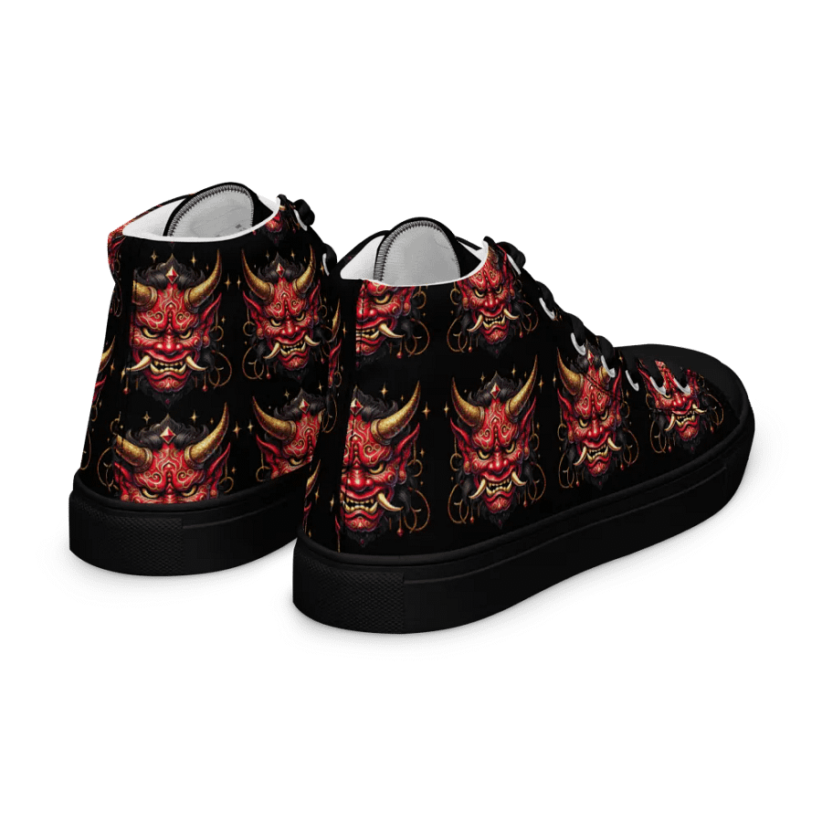 Red Oni Mask Men's High Tops product image (11)
