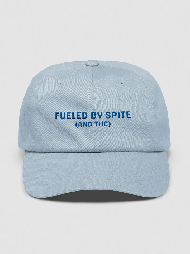 FUELED BY SPITE (royal thread) embroidered classic dad hat product image (9)