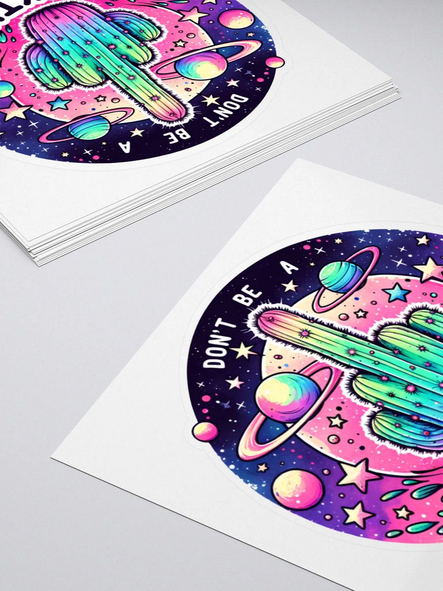 Cosmic Cactus Kiss Cut Sticker product image (15)