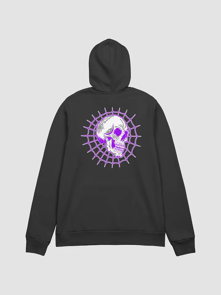 Spider web Skull purple hoodie product image (5)