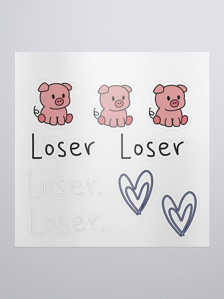 Chubs, Loser, Double-Heart Stickers Mega Pack product image (1)