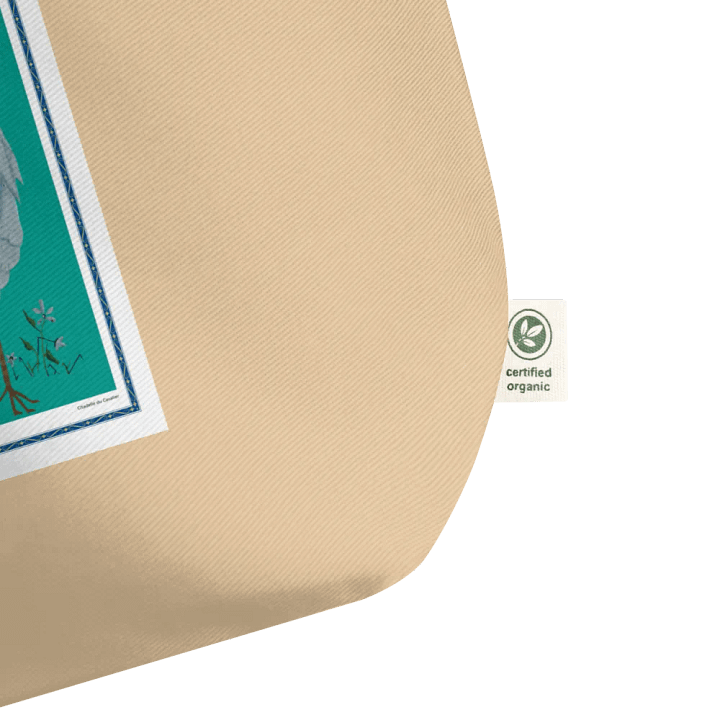 Eco Friendly Tote Bag with Chicken and Green Background product image (2)