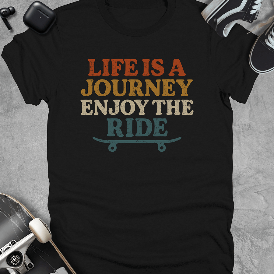 Life is a journey, Skateboarding t-shirt, Unisex product image (1)