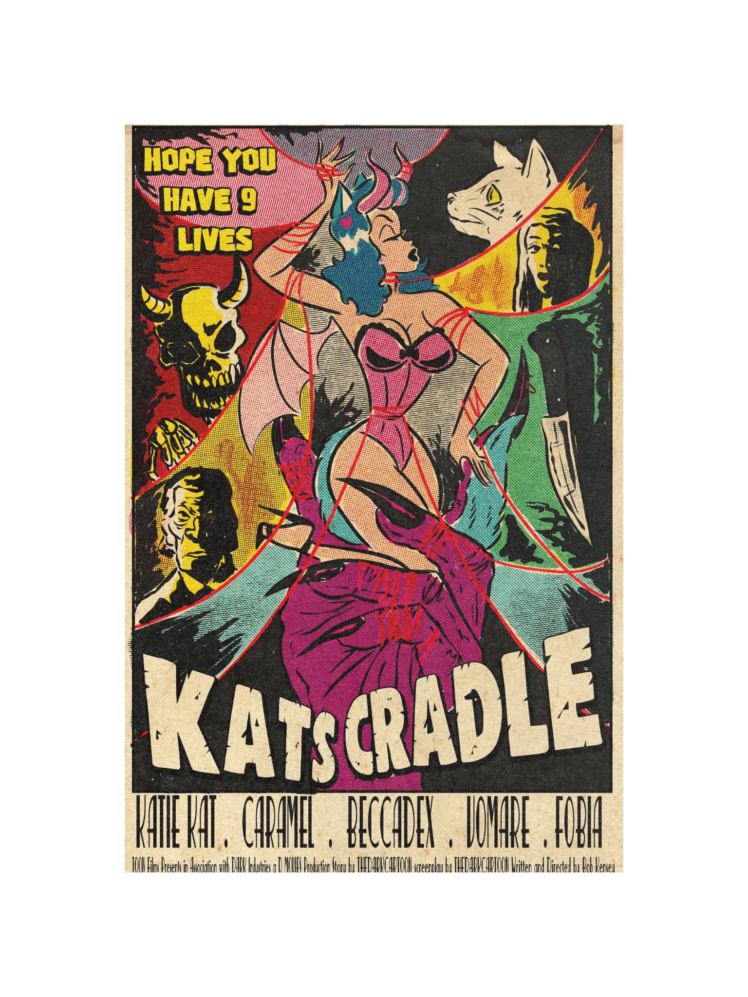 Retro Halloween Movie -Print product image (4)