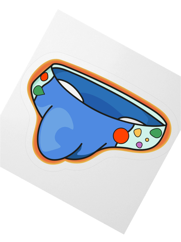 Individual Lucky Speedos Cut Stickers product image (2)
