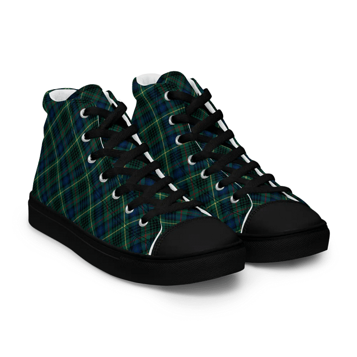 Stewart Hunting Tartan Men's High Top Shoes product image (1)