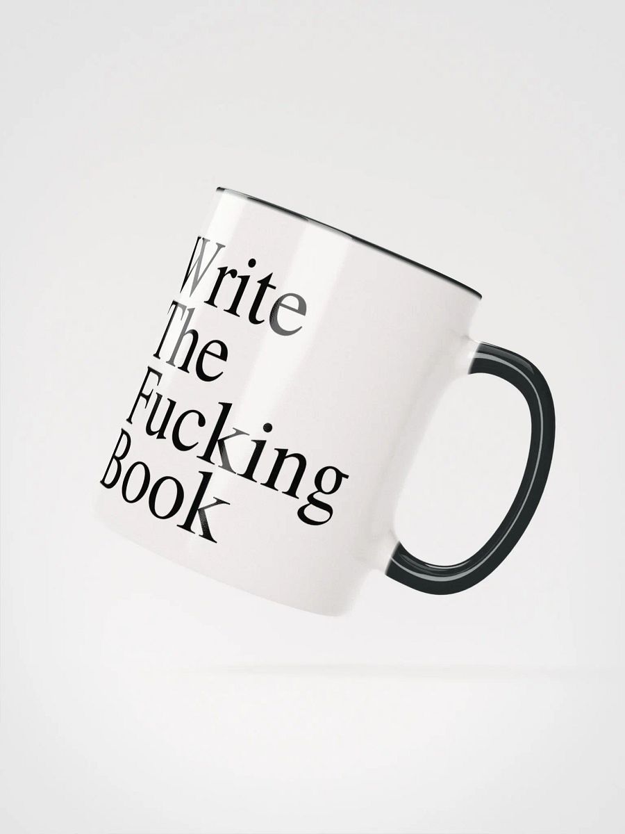 Write the Fucking Book Color Ceramic Mug product image (2)
