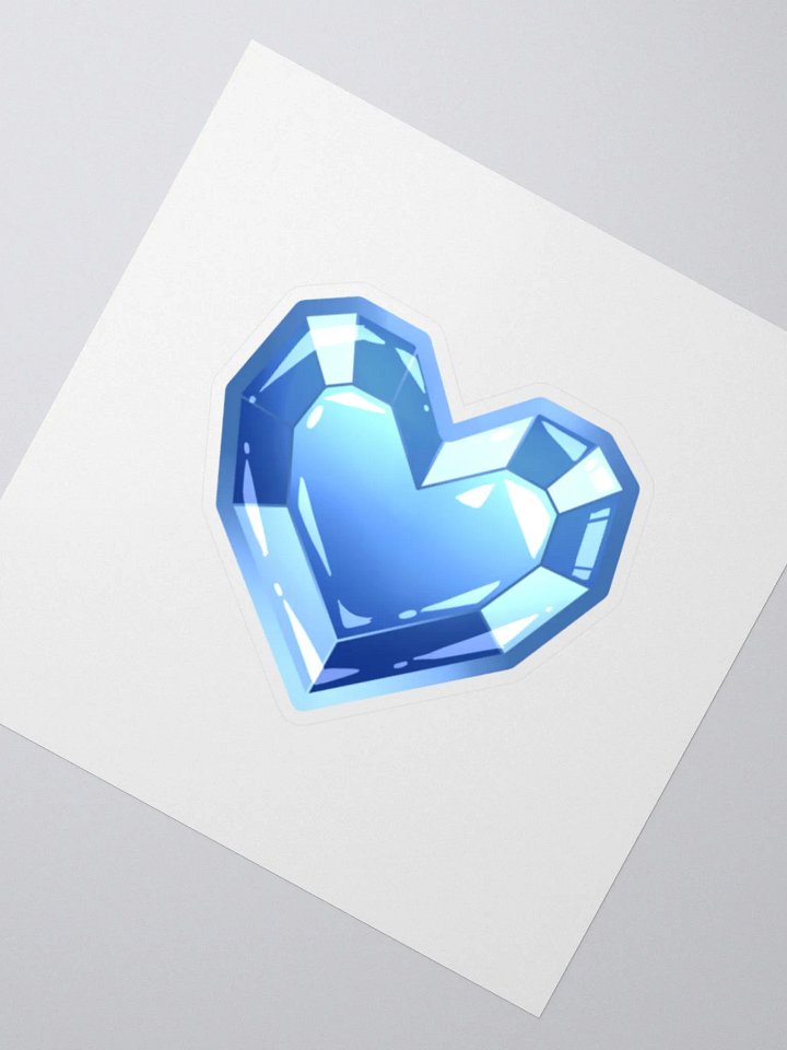 Blue Heart Sticker product image (2)