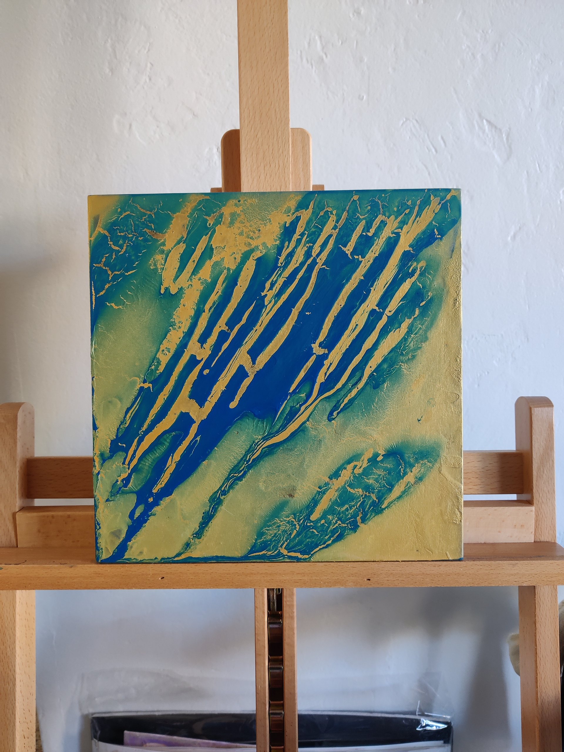 Blue and Gold Abstract product image (1)