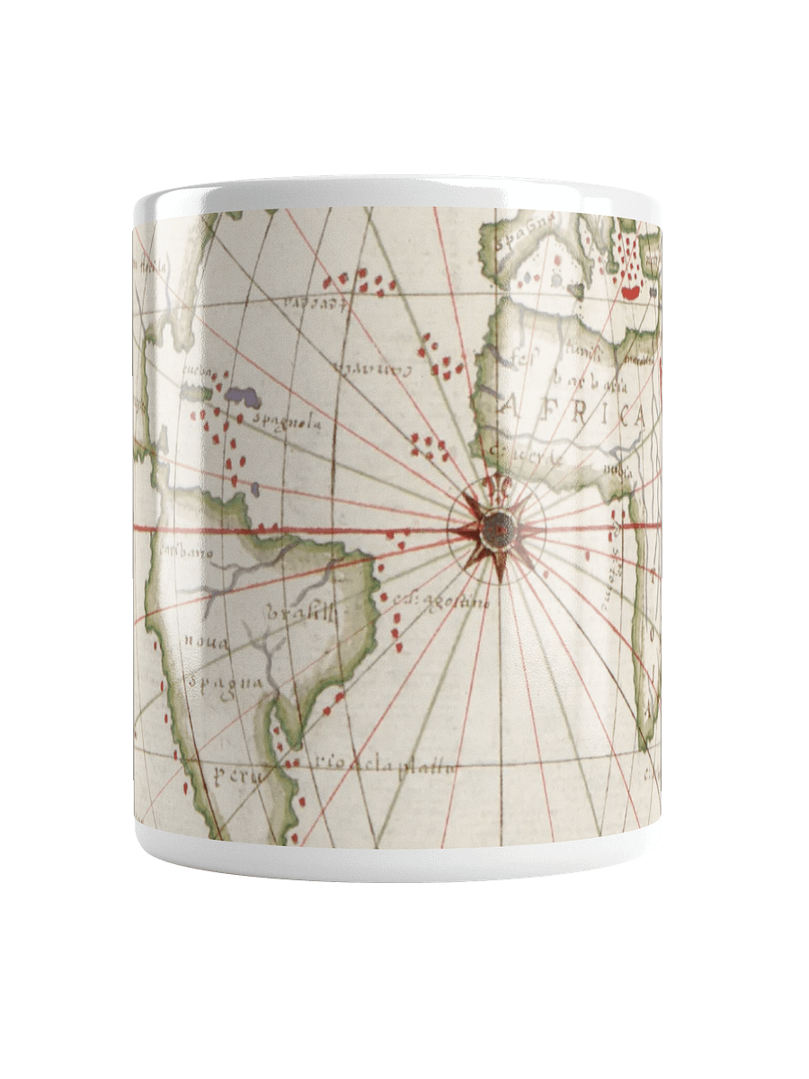 Antique Map Compass Rose Mug product image (5)