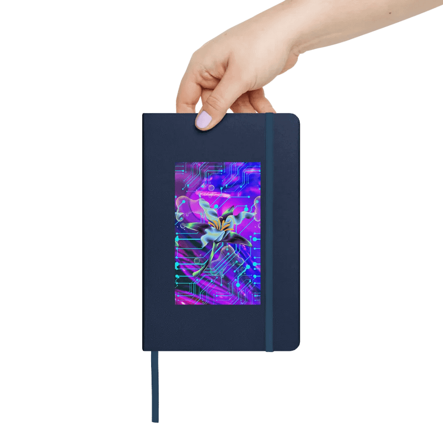 Cyber Flora Hardcover Journal Lily Circuitry Hardcover Journal for techi gent or lady son daughter product image (7)