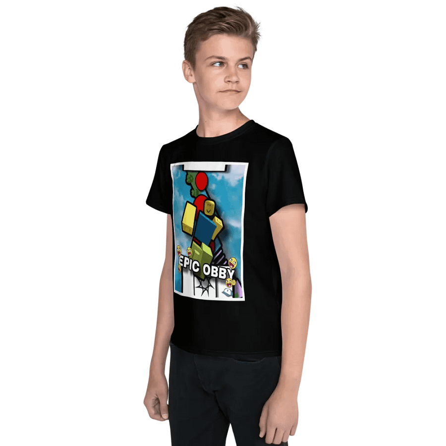 Epic Obby Adventure Youth T-Shirt product image (4)