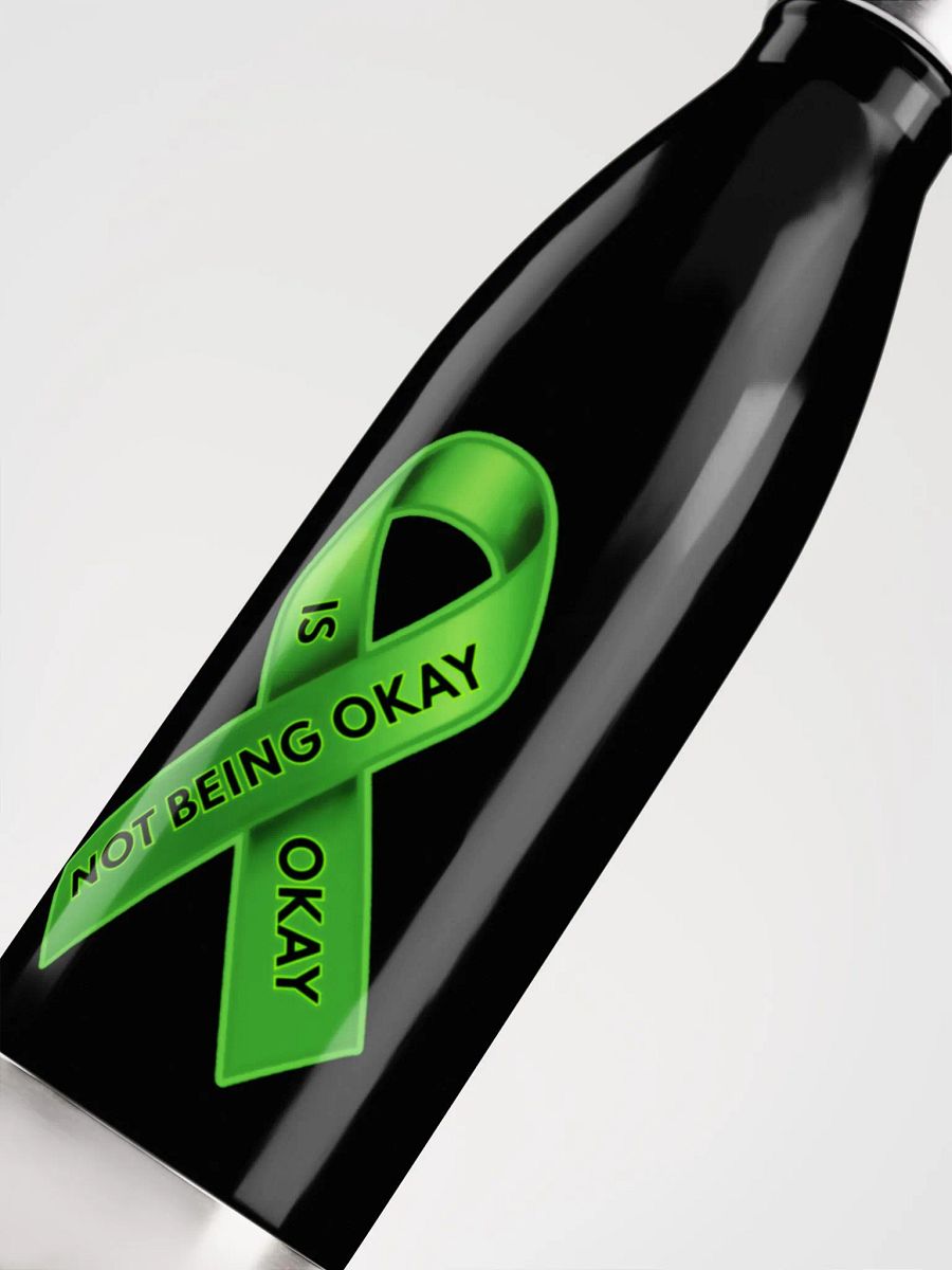 Green Ribbon Awareness Stainless Steel Water Bottle product image (10)